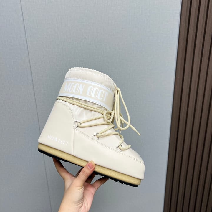Moon Boot 2024 Autumn/Winter Platform Snow Ankle Boots – 2024FW in All Black