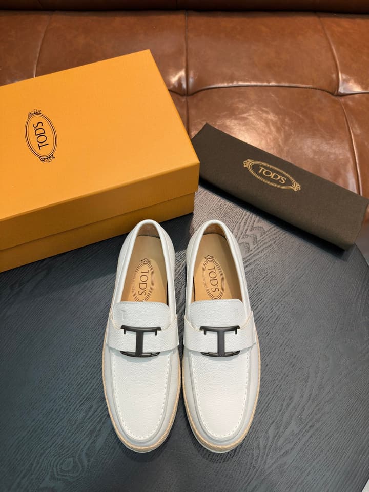 Tod's Gommino Calfskin Loafers in Assorted Loafers Display
