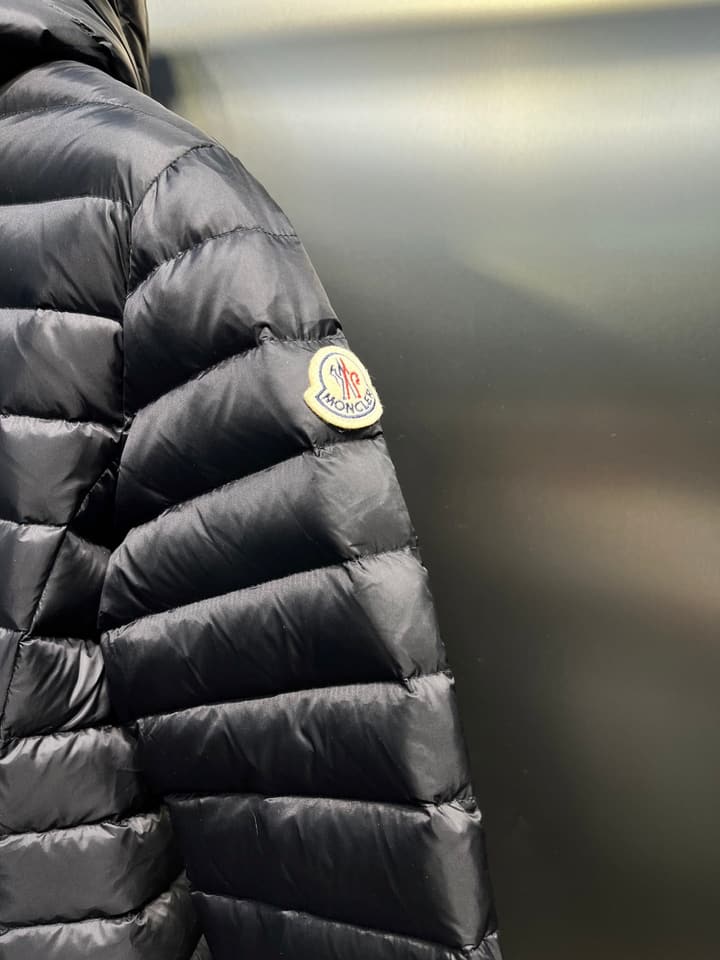 Moncler Waist-Cinching Hooded Down Jacket – Autumn/Winter Collection in Gold