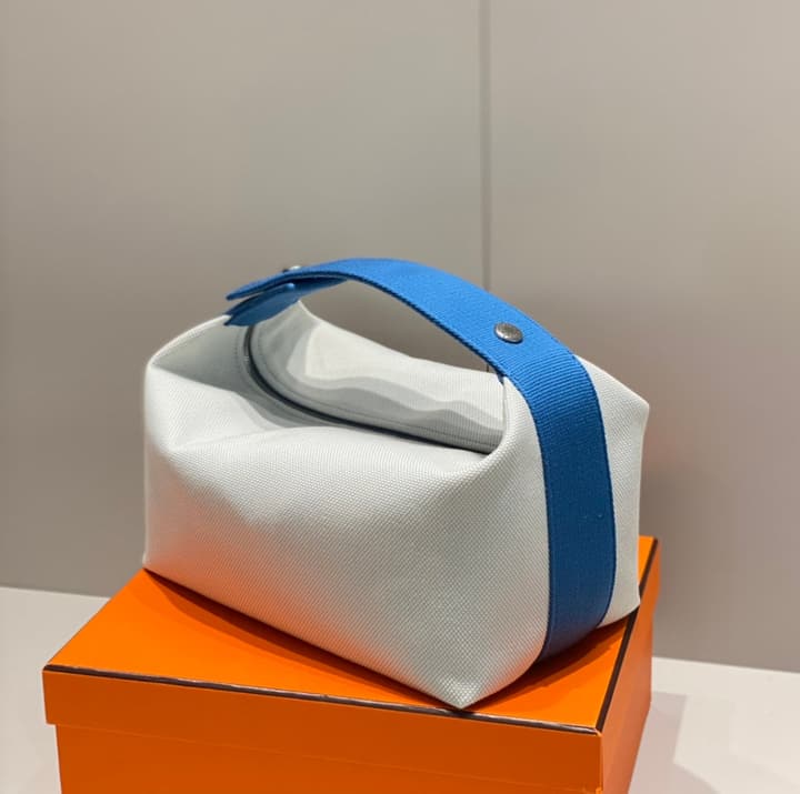 Hermès Trousse Bride-A-Brace Embroidered Canvas Vanity Case