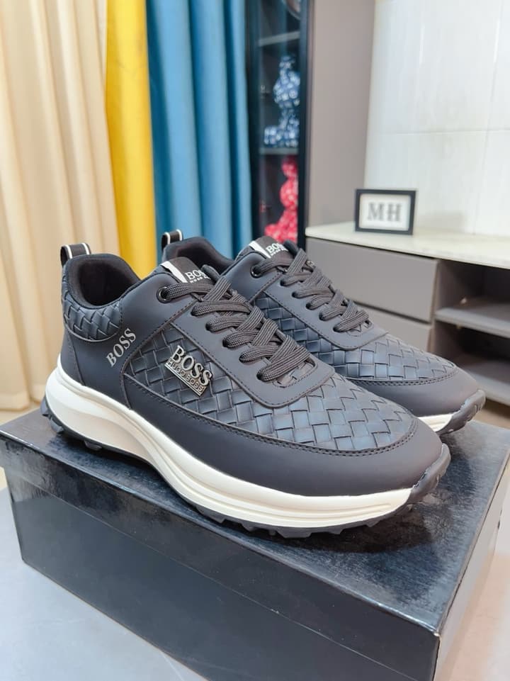 Boss Classic Suede and Waterproof Casual Sneakers