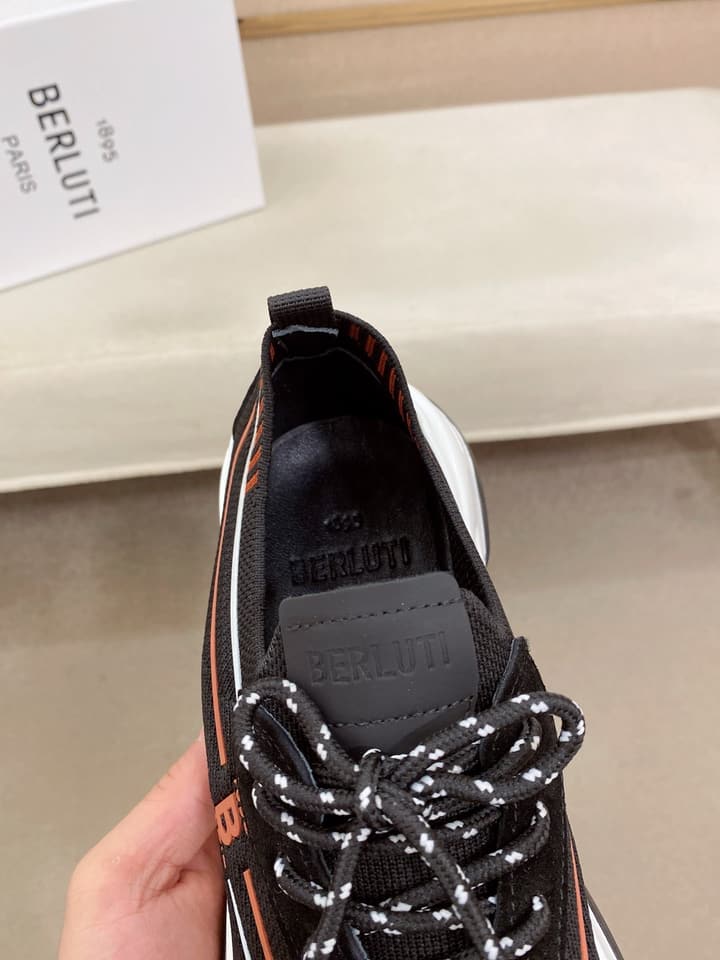 Berluti Men's High-End Loafers in Dark Grey