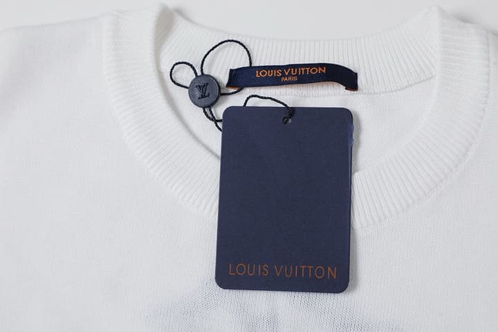 Louis Vuitton Cracked Jacquard Knit Short Sleeve – 26SS in White