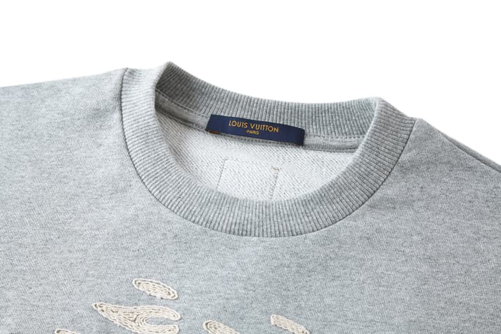 Louis Vuitton Nigo Fishing Landscape Embroidered Sweatshirt – 2025FW in Grey