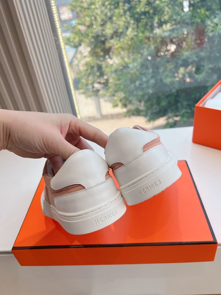 Hermès Bouncing Men's Sneakers in Black Leather