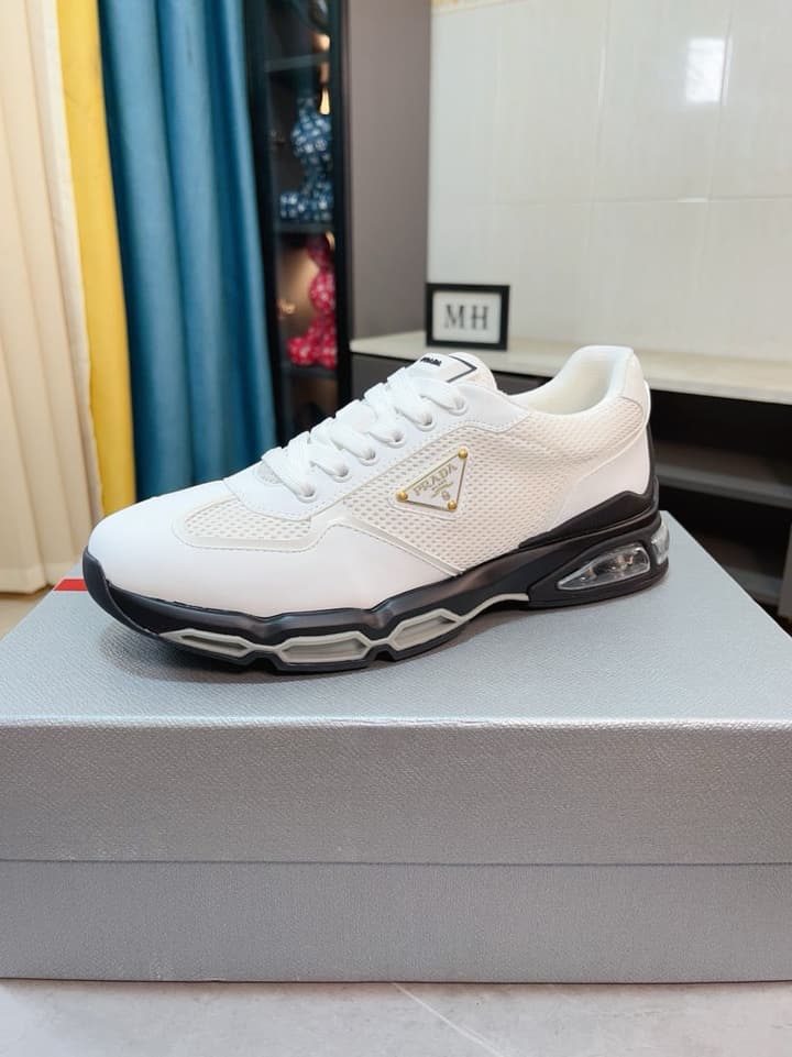 Prada Men's Air Cushion Mesh Sneakers