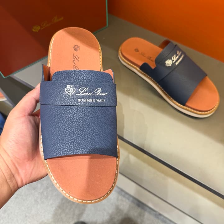 Loro Piana Summer Walk Crisscross Mules