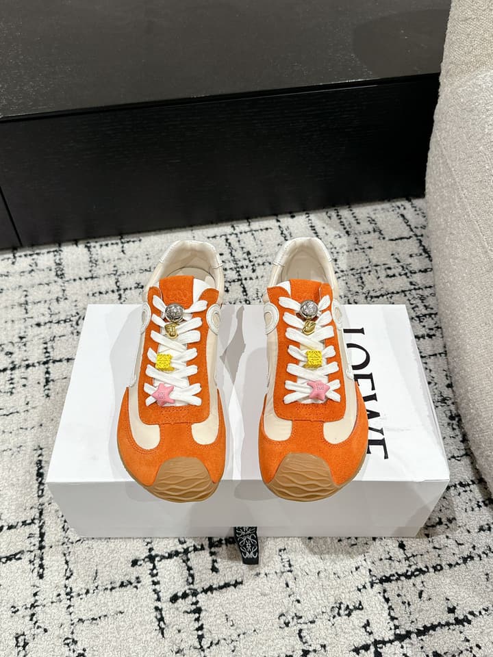 Loewe Ballet Runner 2.0 Unisex Sneakers – 2025 Collection in White And Light Blue