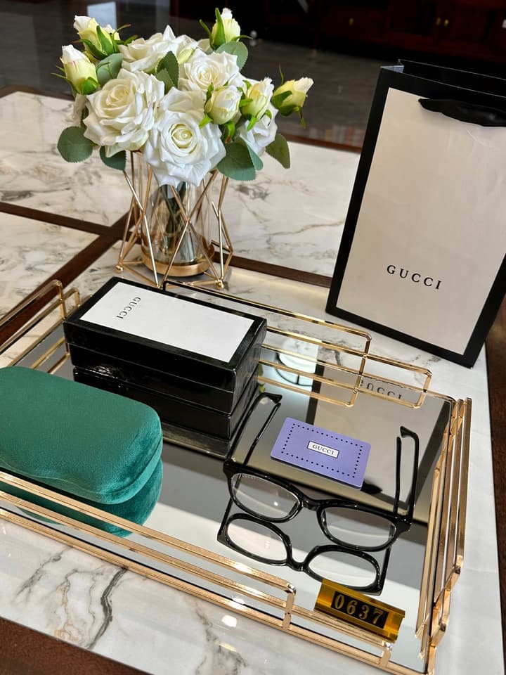 Gucci Polarized Sunglasses in Clear Lenses