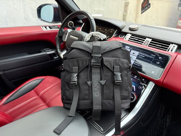 RIMOWA Never Still Canvas Backpack in Black