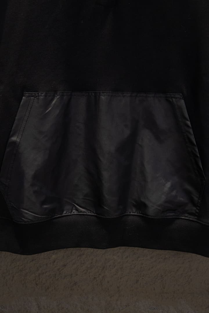Prada Heavyweight Half-Zip Sweatshirt in Classic Black Half-zip