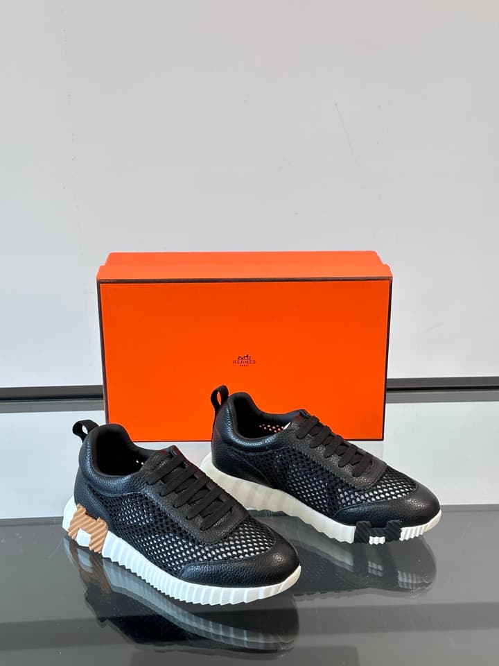 Hermès Bouncing Sneakers in White