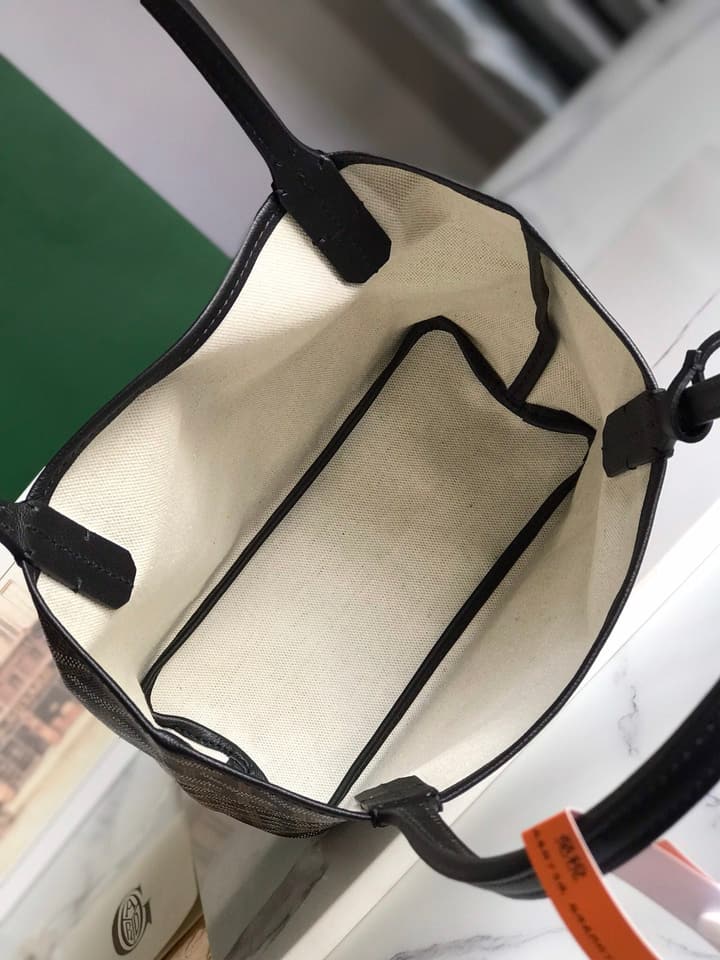 Goyard Mini Shopping Bag in Charcoal Monogram