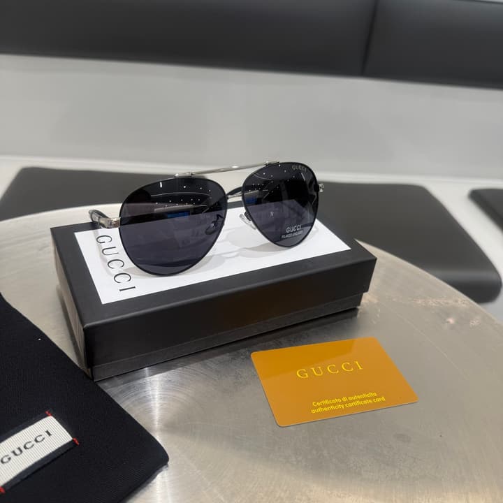 Gucci Aviator Sunglasses – 2025 Collection in Purple