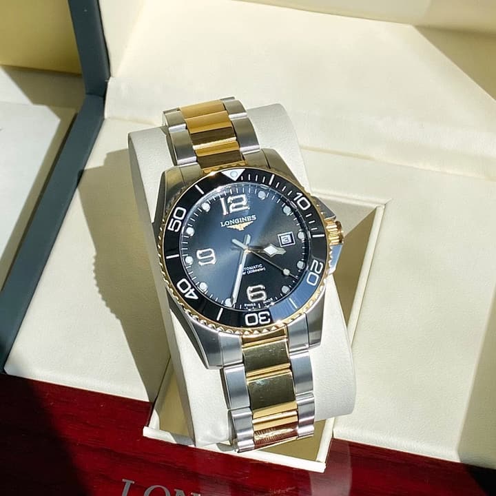 Longines Conquest Automatic Watch 41mm – Eddie Peng Edition in Two-tone Black Dial