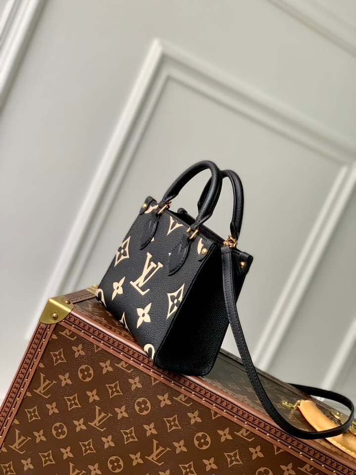 Louis Vuitton OnTheGo BB Handbag in Black Monogram Empreinte