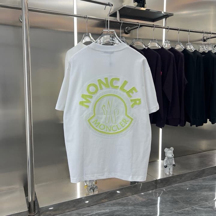 Moncler Patch Embroidery Casual T-Shirt – 2026SS in Black