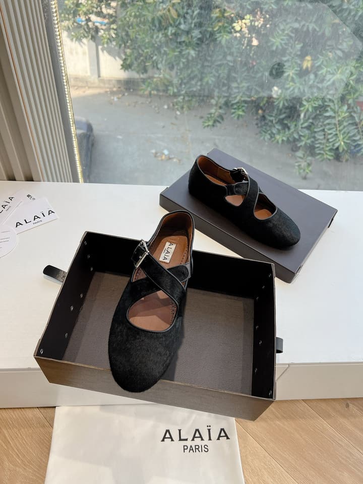Alaïa French Fairy Ballet Flats – 2025 SS