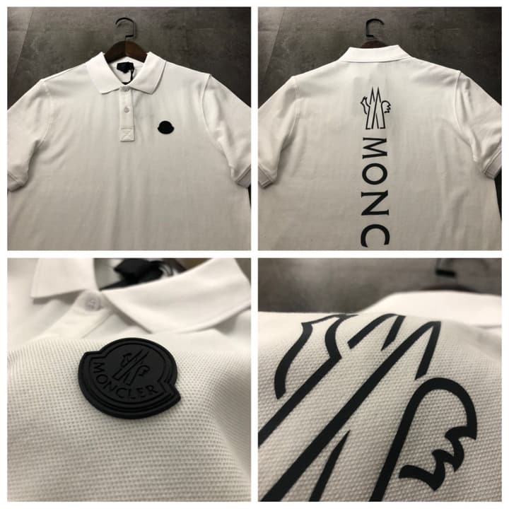 Moncler Classic Logo Back Print Polo Shirt – 2026SS in Black