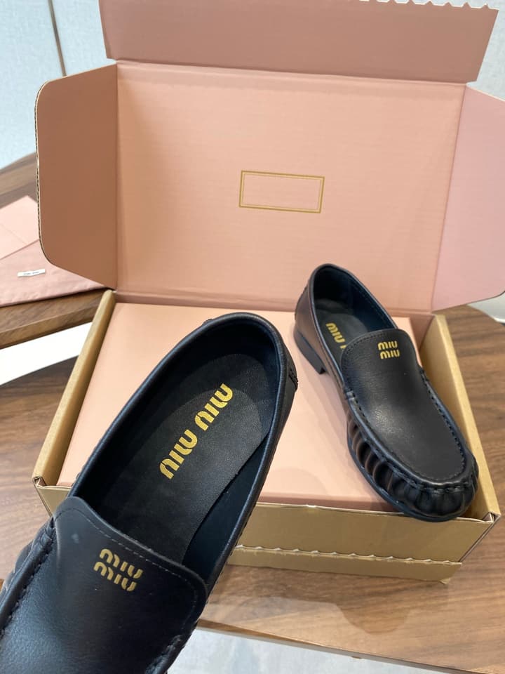 Miu Miu Loafers – 25SS Autumn/Winter Collection in Black Suede