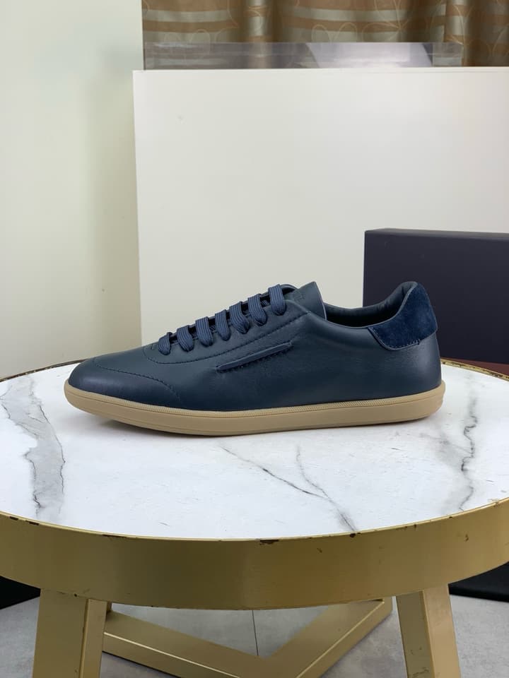 Zegna 232 Suede Calfskin Sneakers