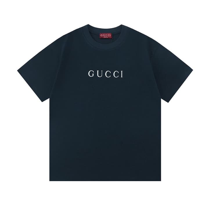 Gucci Digital Print Small Letter Logo T-Shirt – 2025SS in Army Green