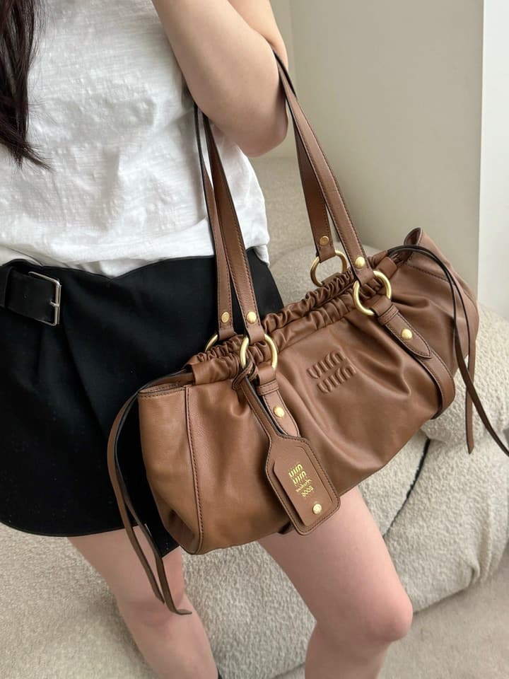 Miu Miu Nappa Dumpling Bag