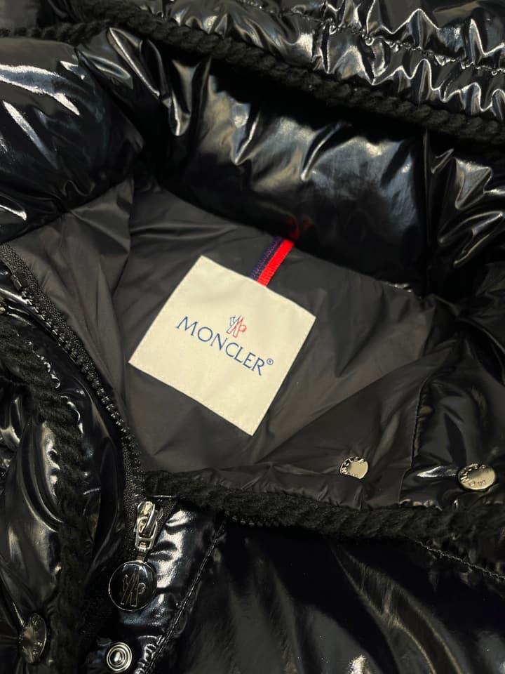 Moncler GLAREIN Hooded Down Jacket – 2025FW in Black