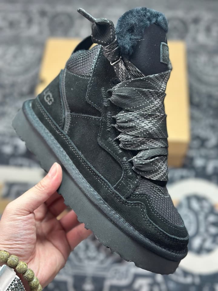 UGG Highmel High-Top Snow Boots in Black