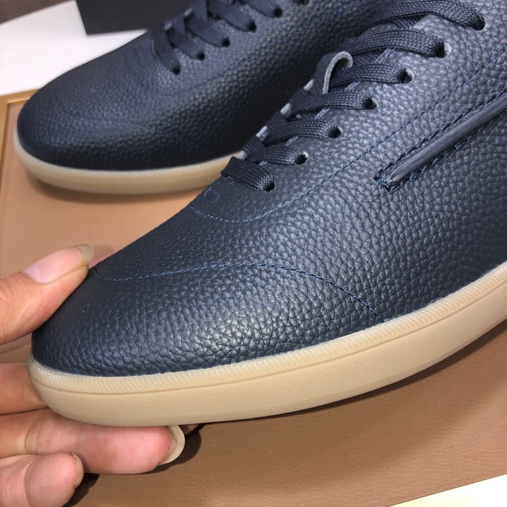 Zegna 232 Suede and Leather Sneakers