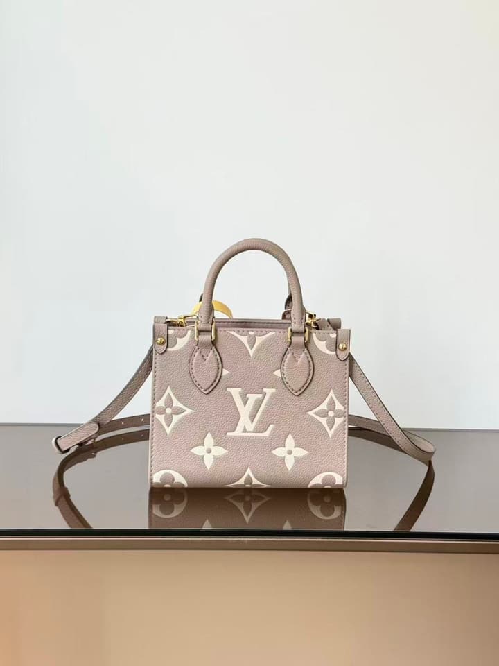 Louis Vuitton OnTheGo BB Handbag in Elephant Gray Monogram