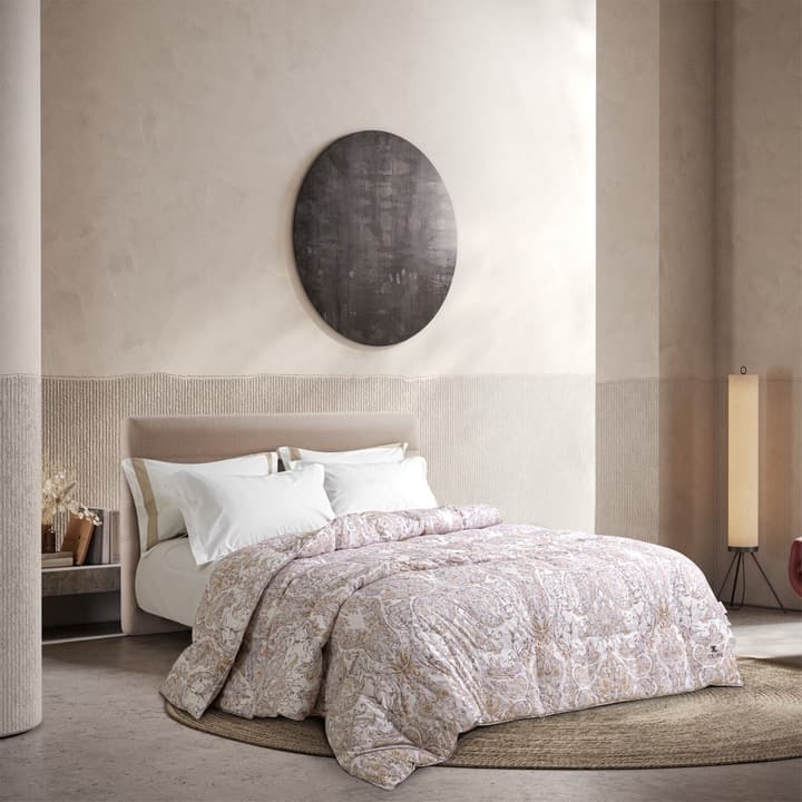 Celine Home Arc de Triomphe Down Comforter in Beige Tan Arc Pattern