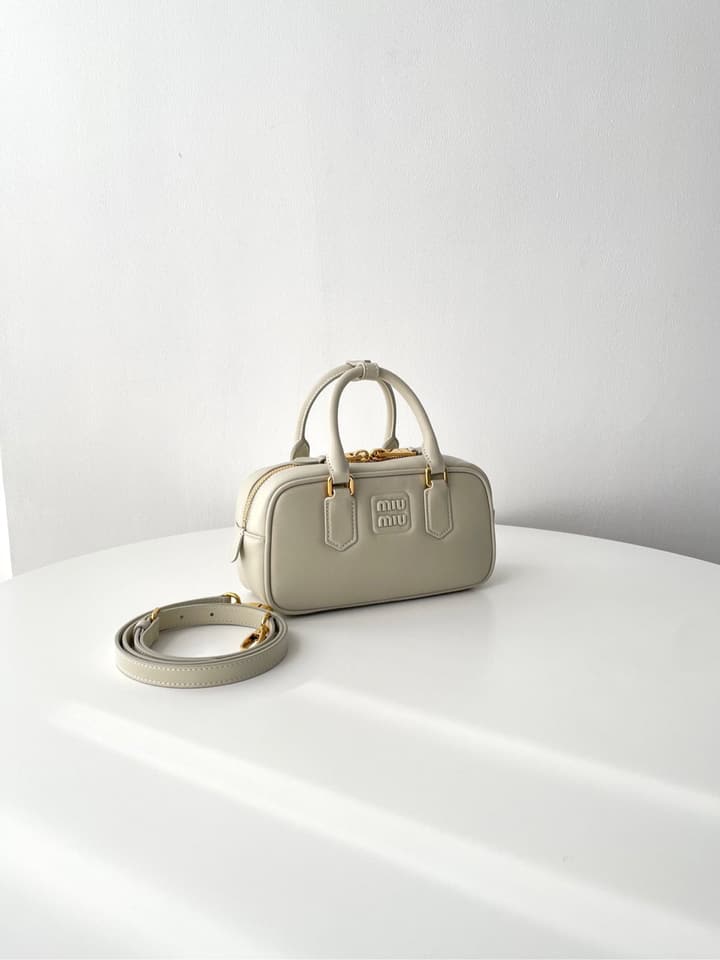 Miu Miu Bowling Bag in Black
