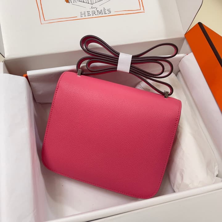 Hermès Constance Bag in Pink With Gold Hardware