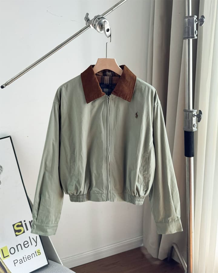 Ralph Lauren Campus Collared Jacket in Blue