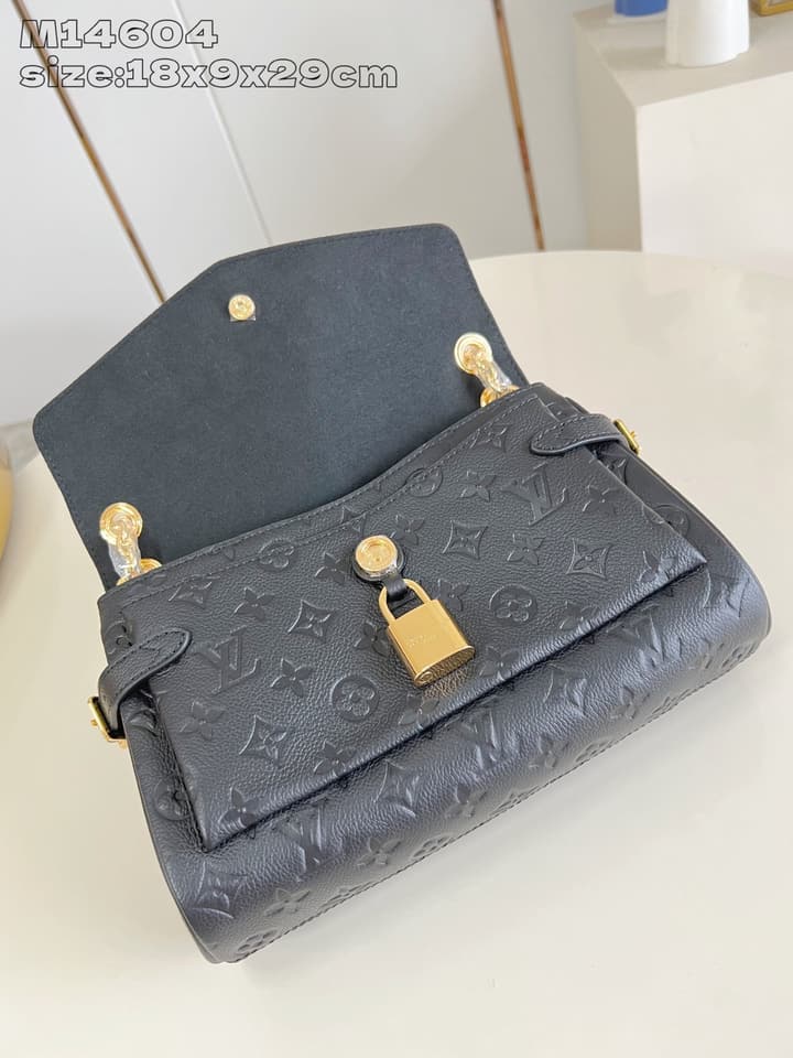 Louis Vuitton Anytime Flap Bag in Beige