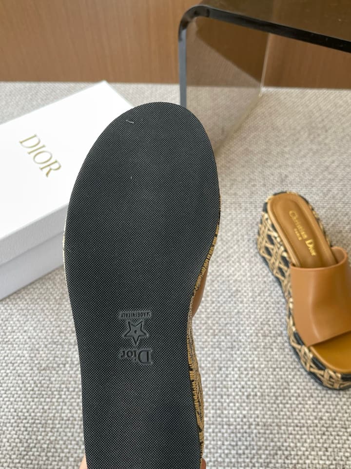 Dior D-Attitude Wedge Platform Sandals – 25SS