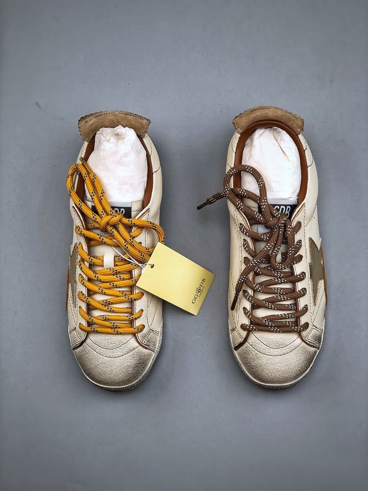 Golden Goose Distressed German Army Trainers – 25SS in Brown
