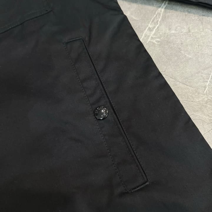 Moncler Pocket Zipper Jacket in Classic Black