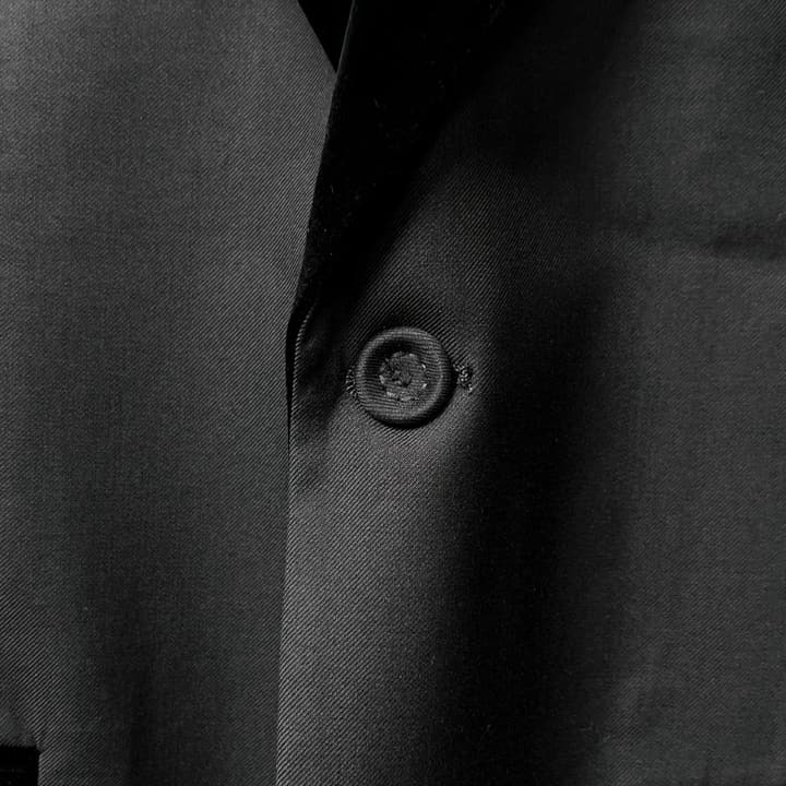 Dior Black Corduroy Peak Lapel Blazer