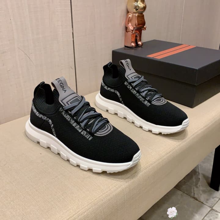 Zegna Latest Casual Sneakers in Black