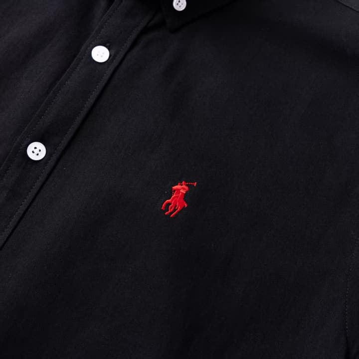 Ralph Lauren Unisex Oxford Long Sleeve Shirt in Black