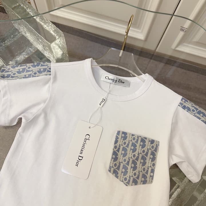 Dior Letter Print Cotton Set – 2026 – Kids Collection