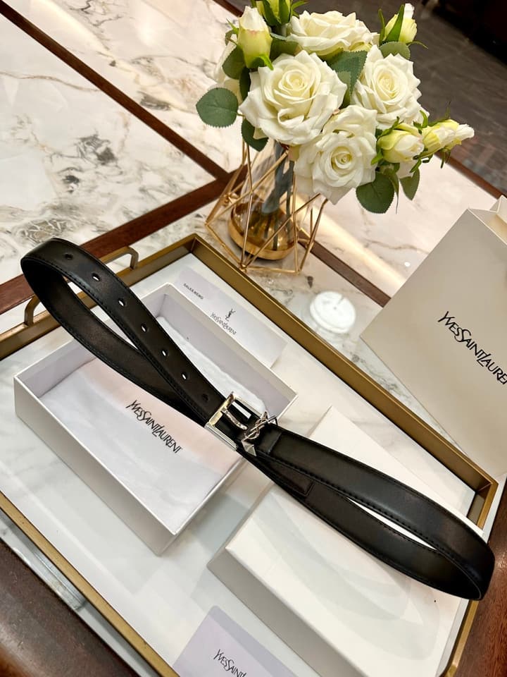 Saint Laurent Classic Leather Belt – 3.0cm
