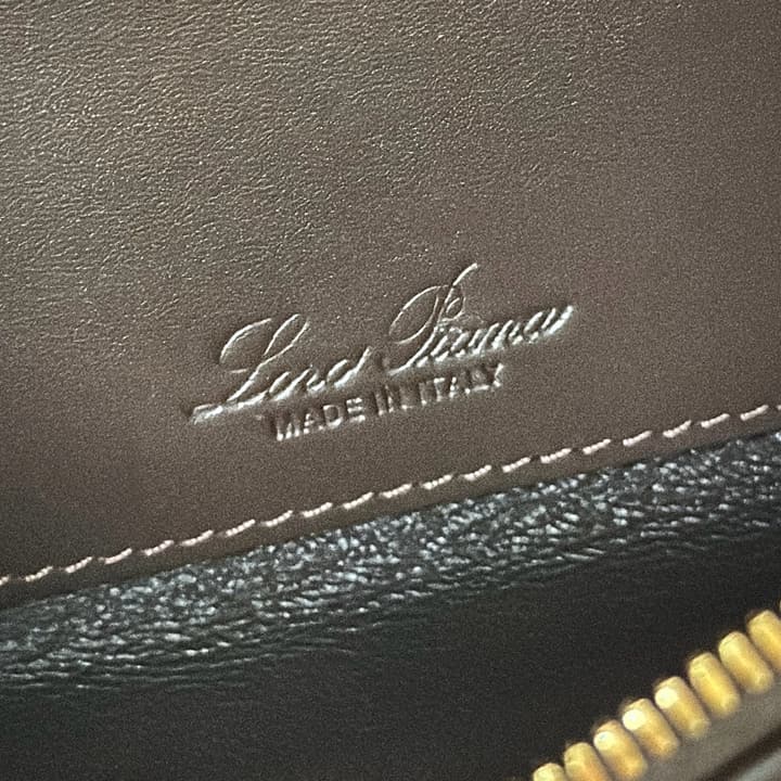 Loro Piana Extra Bag L23 in Brown And Beige Jacquard