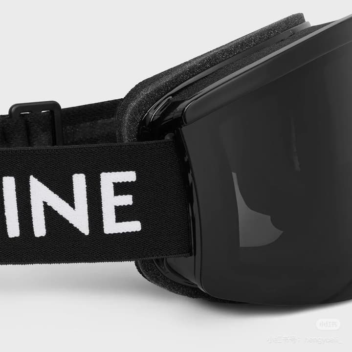 Celine Ski Goggles in Black Frame With Black Strap
