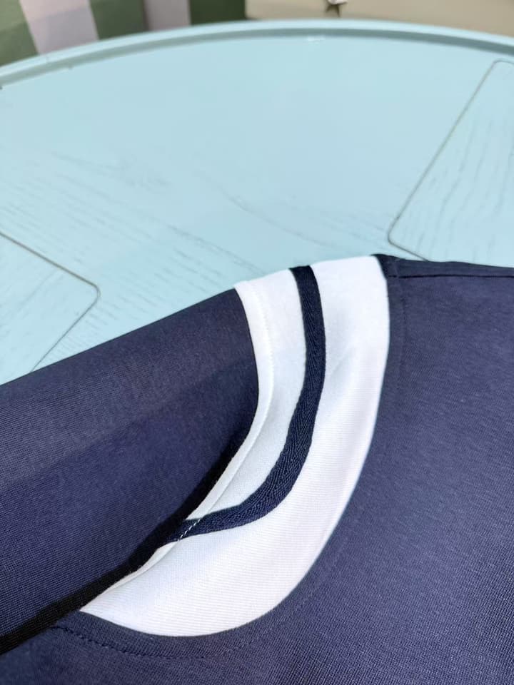 Balenciaga Baseball Bomber Jacket – Kids Collection – 2025 AW in Navy Blue With White Accents