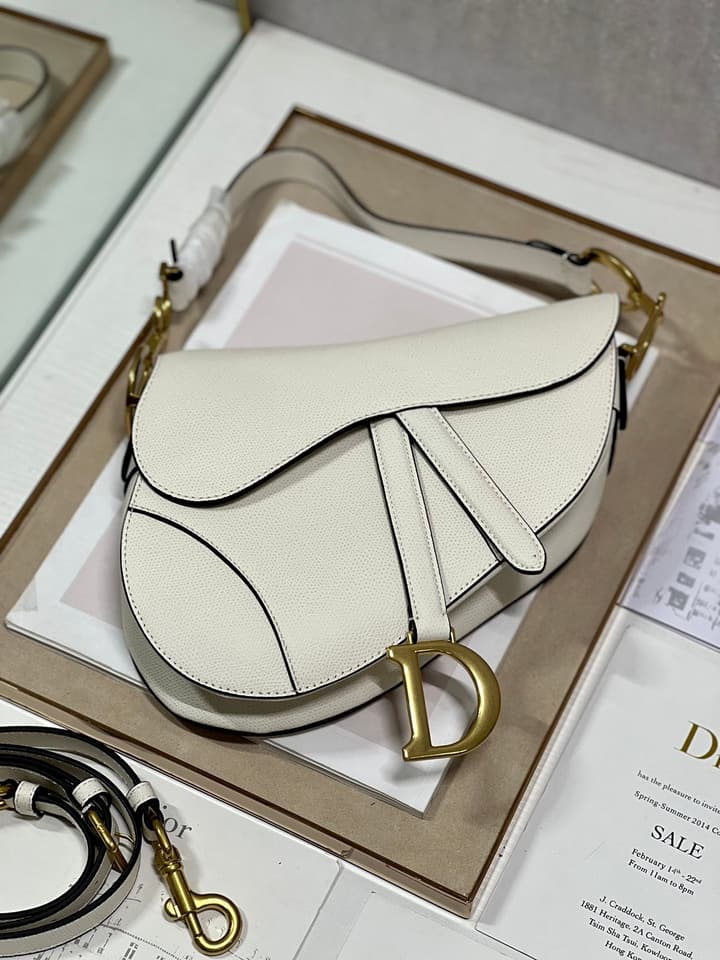 Dior Classic Saddle Bag in Apricot