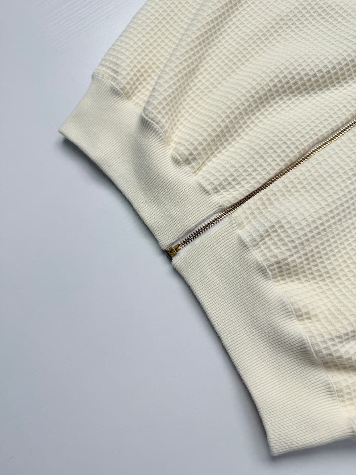 Louis Vuitton Runway Waffle Knit Zipper Jacket