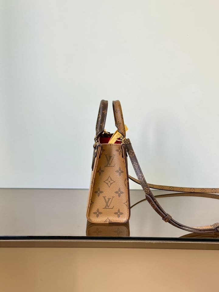 Louis Vuitton OnTheGo BB Monogram Handbag in Monogram Canvas Two-tone
